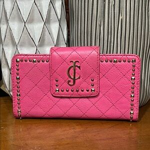 Pink Studded Women's Wallet